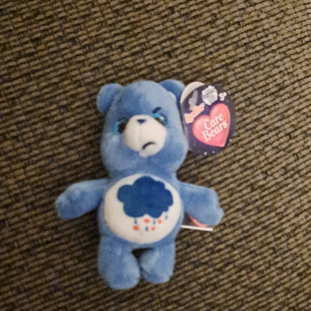 American Greetings 4" Miniature Care❤️Bears Grumpy Bear 2017 NWT